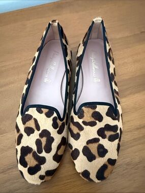 Pretty Ballerinas Leopard Print Women's Loafers - Casual Slip-On Flats